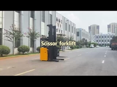 Standard Lifting Height 7500mm Double Reach Lift Truck Solid PU Tire