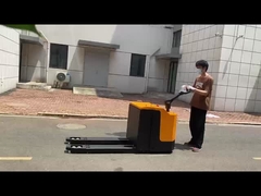 Electric Pallet Truck Warehouse Loading/Unloading – Transporting palletized goods in storage facilit
